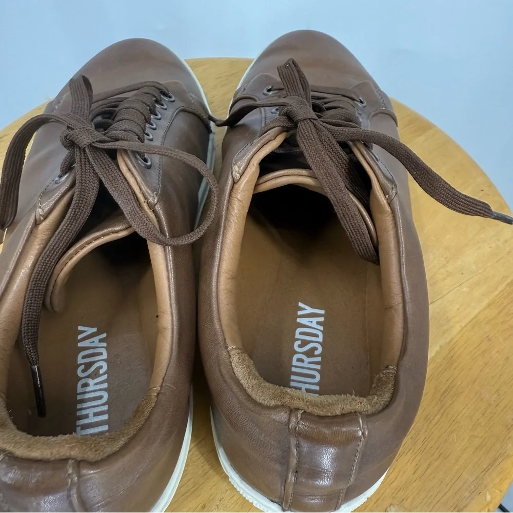 Thursday The Court brown  leather sneaker shoe 9.5W